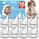 RBUGR 16 Pack Replacement Silicone Spout Compatible with NUK Active and Learner Cups 100 Silicone Sippy Nipples for 6m Sippy Cup Nipple for NUK Learner Cup
