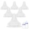 joyfeed Silicone Nipples for Lansinoh Bottles Size LReplacement Bottle Nipple6mFast Flow 6 Count