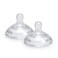 Dr. Talbot's Dr Talbots AntiColic Bottle Replacement Nipples Feeding Supplies for Newborn 2Pack Slow Flow Soft Flex Nipples 0 Months