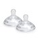 Dr. Talbot's Dr Talbots AntiColic Bottle Replacement Nipples Feeding Supplies for Newborn 2Pack Slow Flow Soft Flex Nipples 0 Months