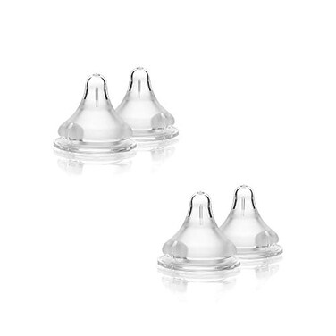 Lansinoh mOmma MediumFlow Nipple 4Count