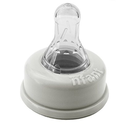 NFANT nfant Nipples Ready to Use Standard Flow Nipple White 9mlmin 4Pack