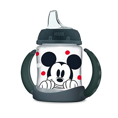 NUK Disney Learner Spill Proof Sippy Cup Mickey Mouse 5 Oz 1Pack BPA Free Spill Proof Sippy Cup