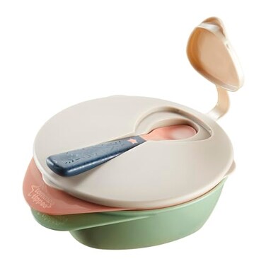 Tommee Tippee Easy Scoop Bowls with LidSpoon Pack of 2 Colour May Vary