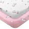 SPRINGSPIRIT Pack and Play Sheets Pack n Play Sheets Mini Crib Sheets 2Pack Ultra Soft Pack n Play Mattresses Sheets Compatible with Graco Pack n Play Soft and Breathable Material Pink