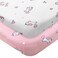 SPRINGSPIRIT Pack and Play Sheets Pack n Play Sheets Mini Crib Sheets 2Pack Ultra Soft Pack n Play Mattresses Sheets Compatible with Graco Pack n Play Soft and Breathable Material Pink