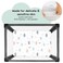 Yoofoss Pack and Play Sheets Fitted Mini Crib Sheets 2Pack for Pack N Play Mattress Stretchy Playard Sheet Soft and Breathable Cloud