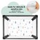 Yoofoss Pack and Play Sheets Fitted Mini Crib Sheets 2Pack for Pack N Play Mattress Stretchy Playard Sheet Soft and Breathable Cloud