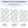 Yoofoss Pack and Play Sheets Fitted Mini Crib Sheets 2Pack for Pack N Play Mattress Stretchy Playard Sheet Soft and Breathable Panda