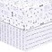 Sammy & Sammy Lou Scandi Animals 2Pack Microfiber Fitted Crib Sheet Set Fits Standard Crib Mattress 28 in x 52 in Fully Elasticized