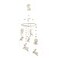 Mud Pie Nursery Crib Bunny Mobile White