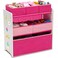 Delta Children Design and Store 6 Bin Toy Organizer WhitePink