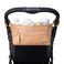 Itzy Ritzy Adjustable Stroller Caddy and Organizer Bag Featuring Front Zippered Pocket 2 BuiltIn Interior Pockets Adjustable Straps to Fit Nearly Any Stroller Chai