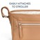 Itzy Ritzy Adjustable Stroller Caddy and Organizer Bag Featuring Front Zippered Pocket 2 BuiltIn Interior Pockets Adjustable Straps to Fit Nearly Any Stroller Chai