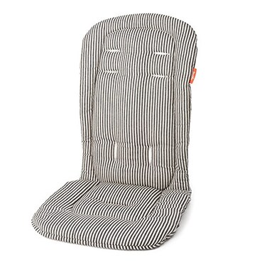 AUSTLEN Austlen Entourage Second Seat Liner Washable Baby Stroller Accessories Cushion Black Striped