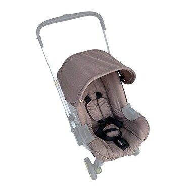 AICTIMO Seat Cushion Changing Kits Clothes Sun Shade Stroller Canopy Compatible with Doona Car Seat Stroller Brown