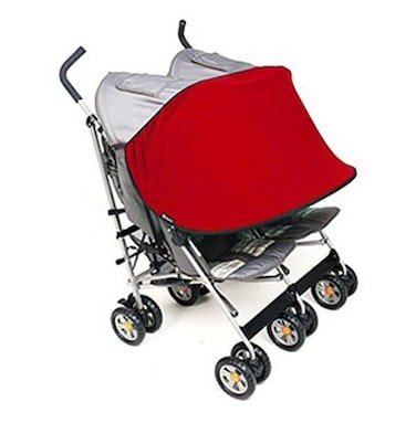 Manito Sun Shade for Twin Stroller Red
