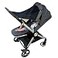 IntiMom Stroller Sun Shade Universal UV Protection Cover for Strollers Sunshade with See Through ClipOn Sun Blocker Sun Shield for Baby Breathable Adjustable Fit Full Coverage Medium