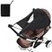 Ibluelover Stroller Sun Shade UVBlocking Sun Protection Cover with Viewing Window Universal Adjustable Breathable Canopy Easy to Install for Most Baby Strollers