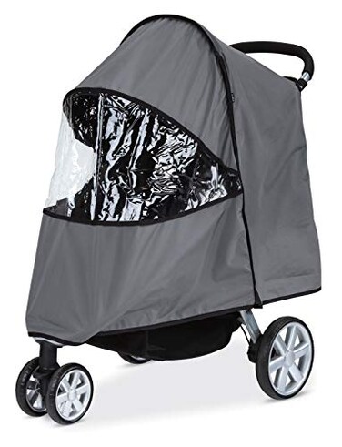 Britax Single BAgile BFree Pathway Strollers Wind and Rain Cover Easy Install Air Ventilation Storage Pouch Included