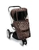 Manito Castle Beta Stroller Weather Shield Chocolate