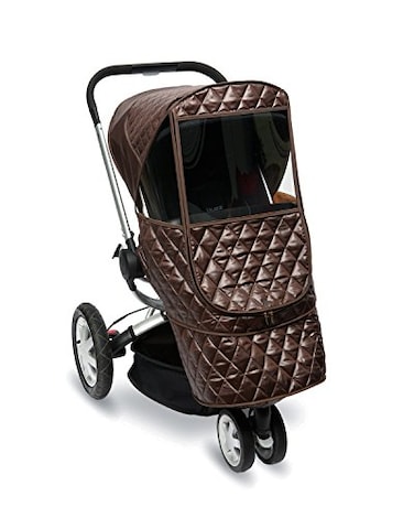Manito Castle Beta Stroller Weather Shield Chocolate