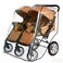 Vafon Aligle Twin Stroller Raincoat Universal Size Side By Side Stroller Weather Shield Baby Rain CoverWind Shield