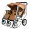 Vafon Aligle Twin Stroller Raincoat Universal Size Side By Side Stroller Weather Shield Baby Rain CoverWind Shield