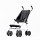 Coche XL Special Needs Stroller Disability Stroller for Older Child Larger Size Pushchair Easy Folding System Lightweight Aluminum Frame Black