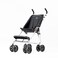 Coche XL Special Needs Stroller Disability Stroller for Older Child Larger Size Pushchair Easy Folding System Lightweight Aluminum Frame Black