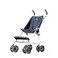 Coche XL Special Needs Stroller Disability Stroller for Older Child Larger Size Pushchair Easy Folding System Lightweight Aluminum Frame Blue