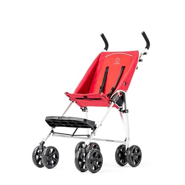 Coche XL Special Needs Stroller Disability Stroller for Older Child Larger Size Pushchair Easy Folding System Lightweight Aluminum Frame Red