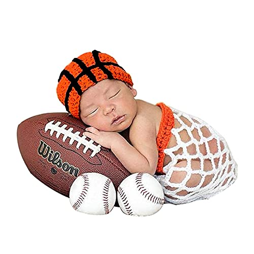 brenaly Brenaly Infant Basketball Photography Props Crochet Costume Outfits