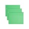 SMEAD Smead Standard Hanging File Folders 25 Count Green 15Cut Adjustable Tabs Letter Size 64061