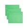 SMEAD Smead Standard Hanging File Folders 25 Count Green 15Cut Adjustable Tabs Letter Size 64061