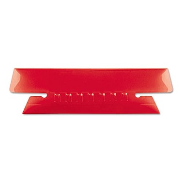 Pendaflex 4312RED Hanging File Folder Tabs 13 Tab 3 12 Inch Red TabWhite Insert 25Pack