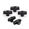 POWERTEC 5 Pack 1420 T Knobs Threaded Clamping Knobs for T Track Table Saw Accessories Featherboard Woodworking Jigs on Miter Saw Router Table Drill Press QNB3001