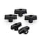 POWERTEC 5 Pack 1420 T Knobs Threaded Clamping Knobs for T Track Table Saw Accessories Featherboard Woodworking Jigs on Miter Saw Router Table Drill Press QNB3001
