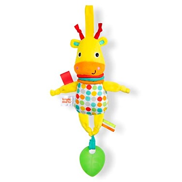 Bright Starts Pull Play Boogie Musical Activity Toy for Stroller Giraffe Unisex Newborn
