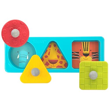 Sassy Eco PeekaBoo Puzzle Made Green with PlantBased Plastic STEM Learning 6 Months
