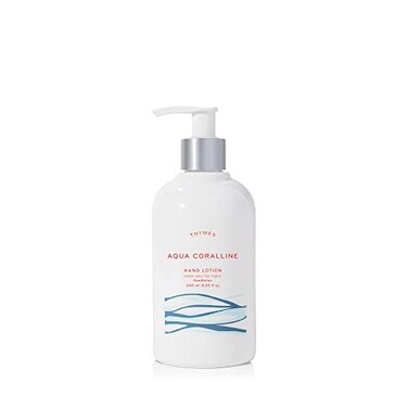 Thymes Hand Lotion Silver Pump 825 Fl Oz Aqua Coralline