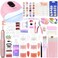 DouborQ Acrylic Nail Kit with Drill U V Light Complete Starter Set for Beginners With Everything