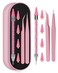 Difenni Rhinestone Picker Tool SetRhinestone Applicator ToolRhinestone Picker Dotting With 4 Extra Pink Replaceable Wax Head and 2 Tweezer Pink A