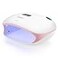 SUNUV LED UV Nail Light UV Lamp for Gel Nails Polish with 4 Timer Settings LCD Display Removable Base SUN4S Pink