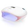 SUNUV LED UV Nail Light UV Lamp for Gel Nails Polish with 4 Timer Settings LCD Display Removable Base SUN4S Pink