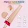 Depvko Super Long 5 in 1 Nail Drill Bits 332 Carbide Tungsten Bits Two Way Rotate Professional Advanced Safety Bits for Nail Fast Remove for Manicure Pedicure Long 5in1Rose Gold FineF