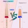 Depvko Super Long 5 in 1 Nail Drill Bits 332 Carbide Tungsten Bits Two Way Rotate Professional Advanced Safety Bits for Nail Fast Remove for Manicure Pedicure Long 5in1Rose Gold FineF