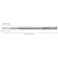 PANA 332 Shank Size Silver Solid Polygon Carbide Bit Drill Bit for Agnail Callus Removal