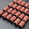 Yimart 100Pcs 80 Grit Nail Art Sanding Bands for Nail Drill Bits Machine Manicure Pedicure