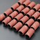 Yimart 100Pcs 80 Grit Nail Art Sanding Bands for Nail Drill Bits Machine Manicure Pedicure